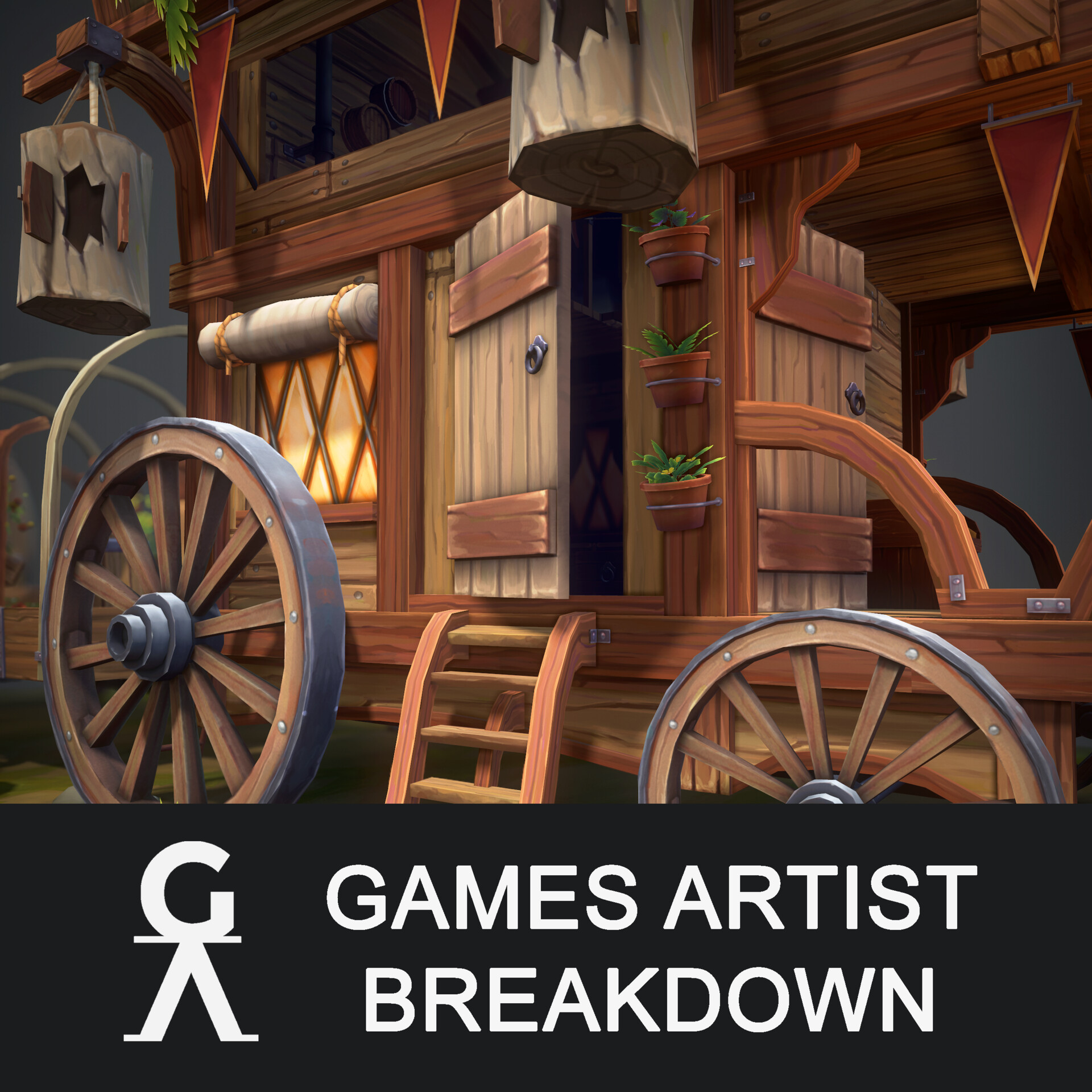 Gen Amos - Games Artist Breakdown - Pollinator Wagon