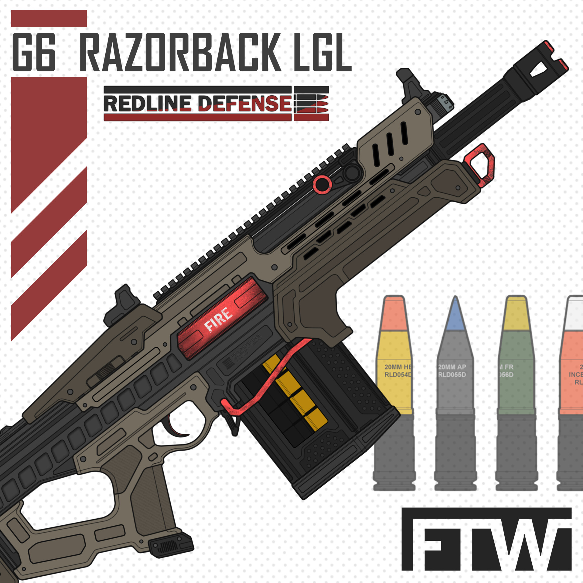 Forrest Williams - G6 Razorback - 20mm Grenade Launcher