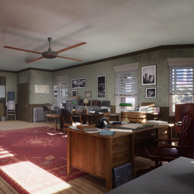 ArtStation - Dreamland - Detective Office