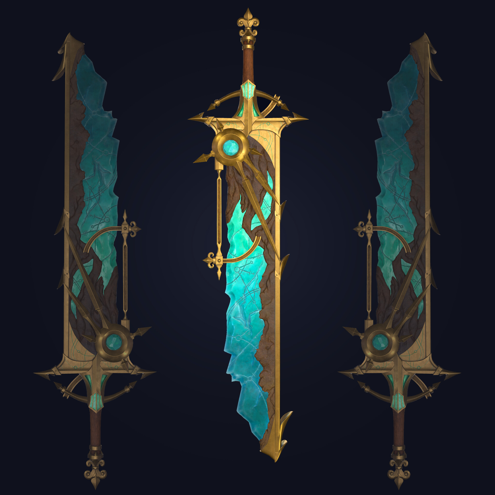 ArtStation - Blade of the Celestial Cartographer - 3D model