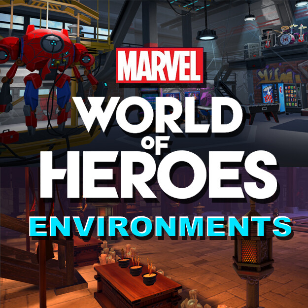 ArtStation Environments for Marvel World of Heroes by Niantic Inc.