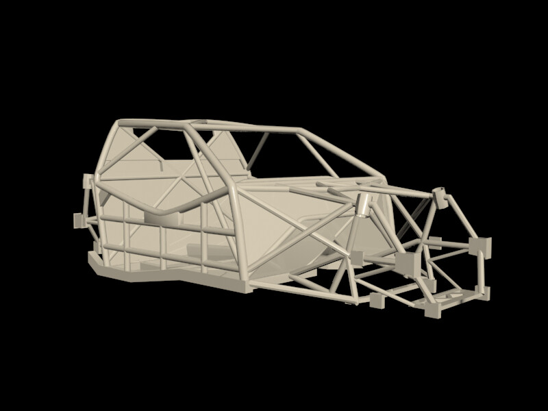 ArtStation - Gen 3 Supercar Chassis Re-Creation