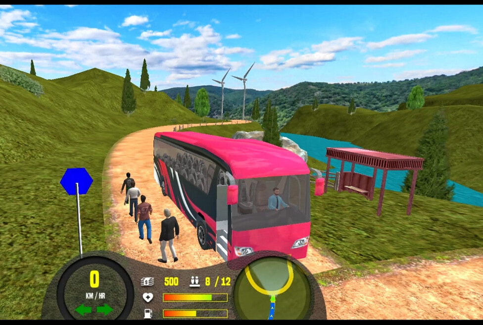 ArtStation - Bus Game