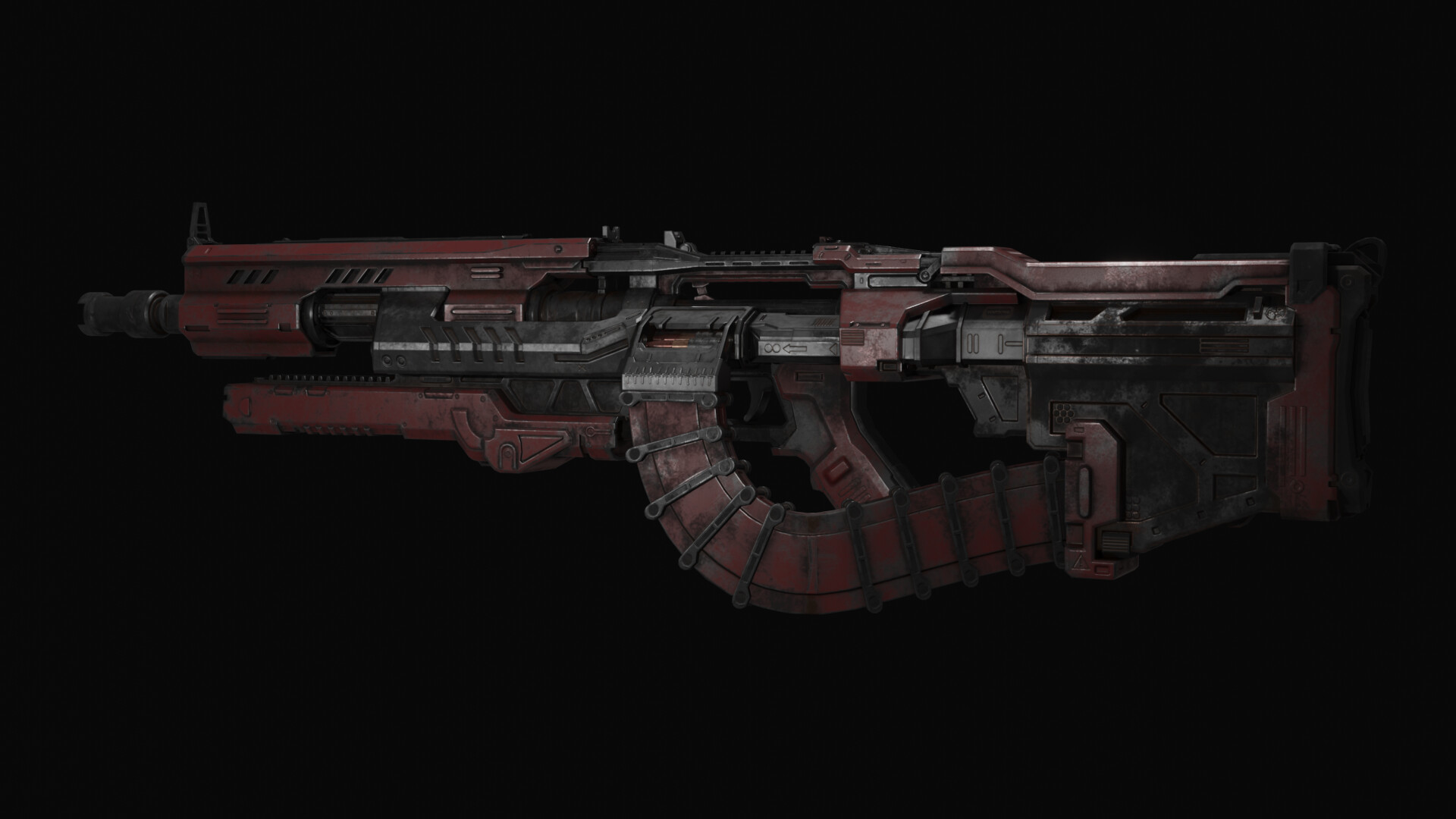 Artstation Heavy Assault Rifle For Doom Eternal 