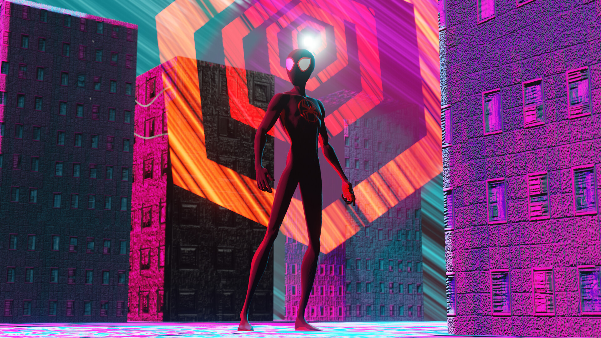 ArtStation - Spider-Man: Across the Spider-Verse | Blender | Environment