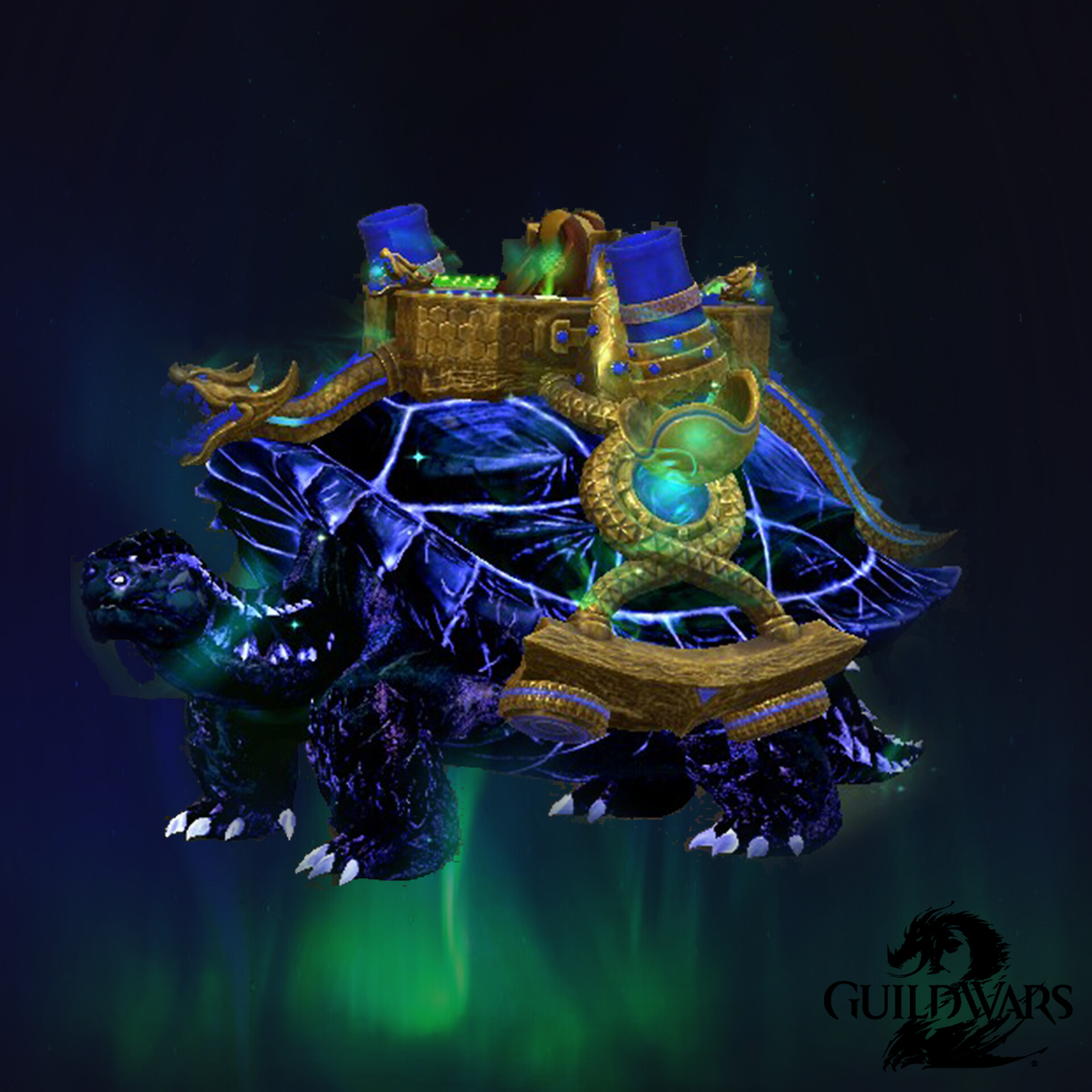 ArtStation GW2 Aurora Blessed Siege Turtle