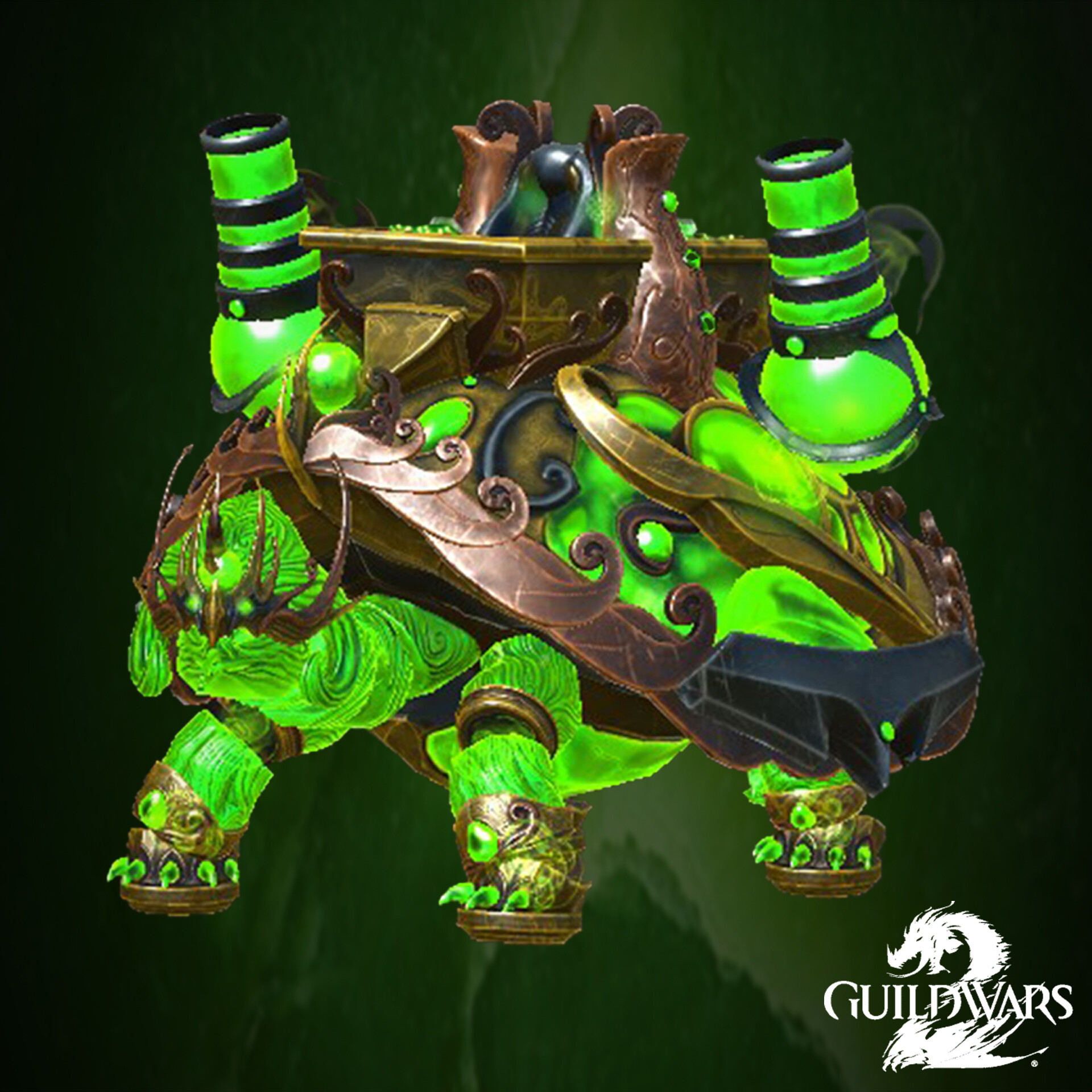 ArtStation GW2 Jade Tech Siege Turtle
