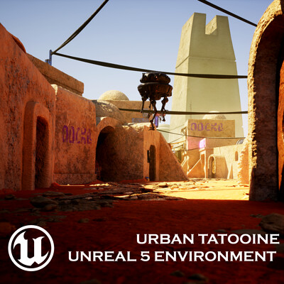 Tatooine Market - Star Wars in UE5