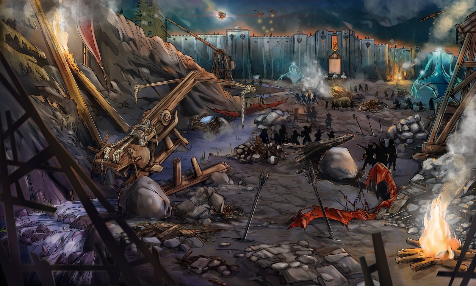 Concept Design - Goblin Battle Scene