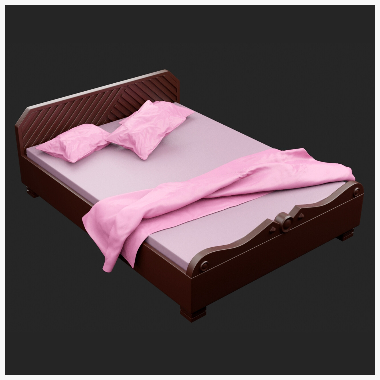 ArtStation - Bed Model BM02