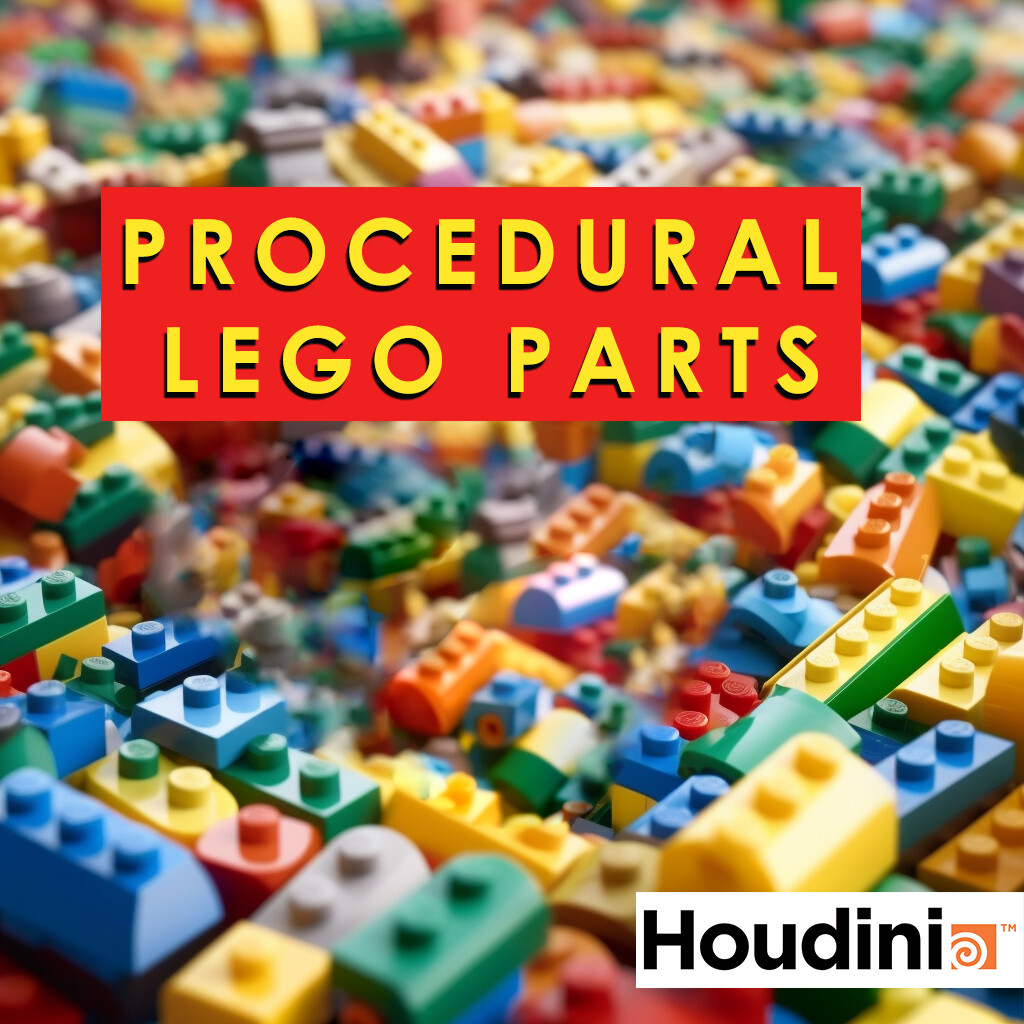 ArtStation Lego Parts Simulation