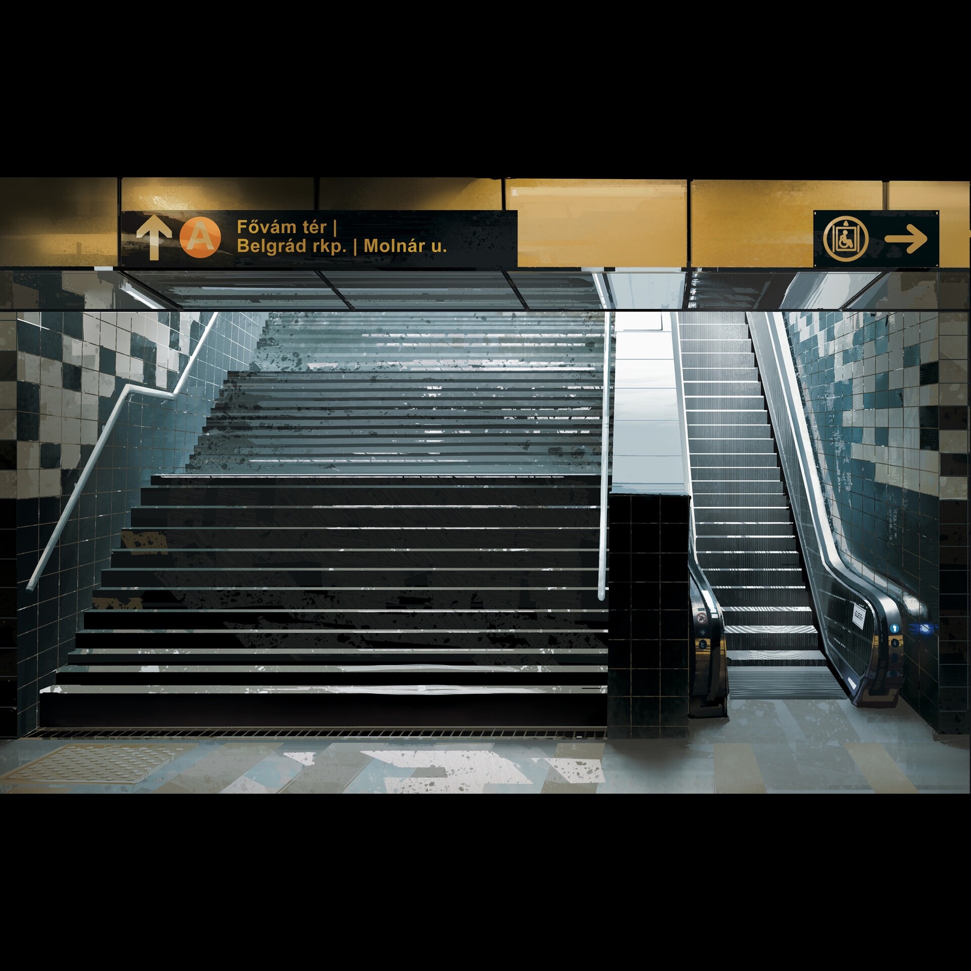 ArtStation - Subway Station