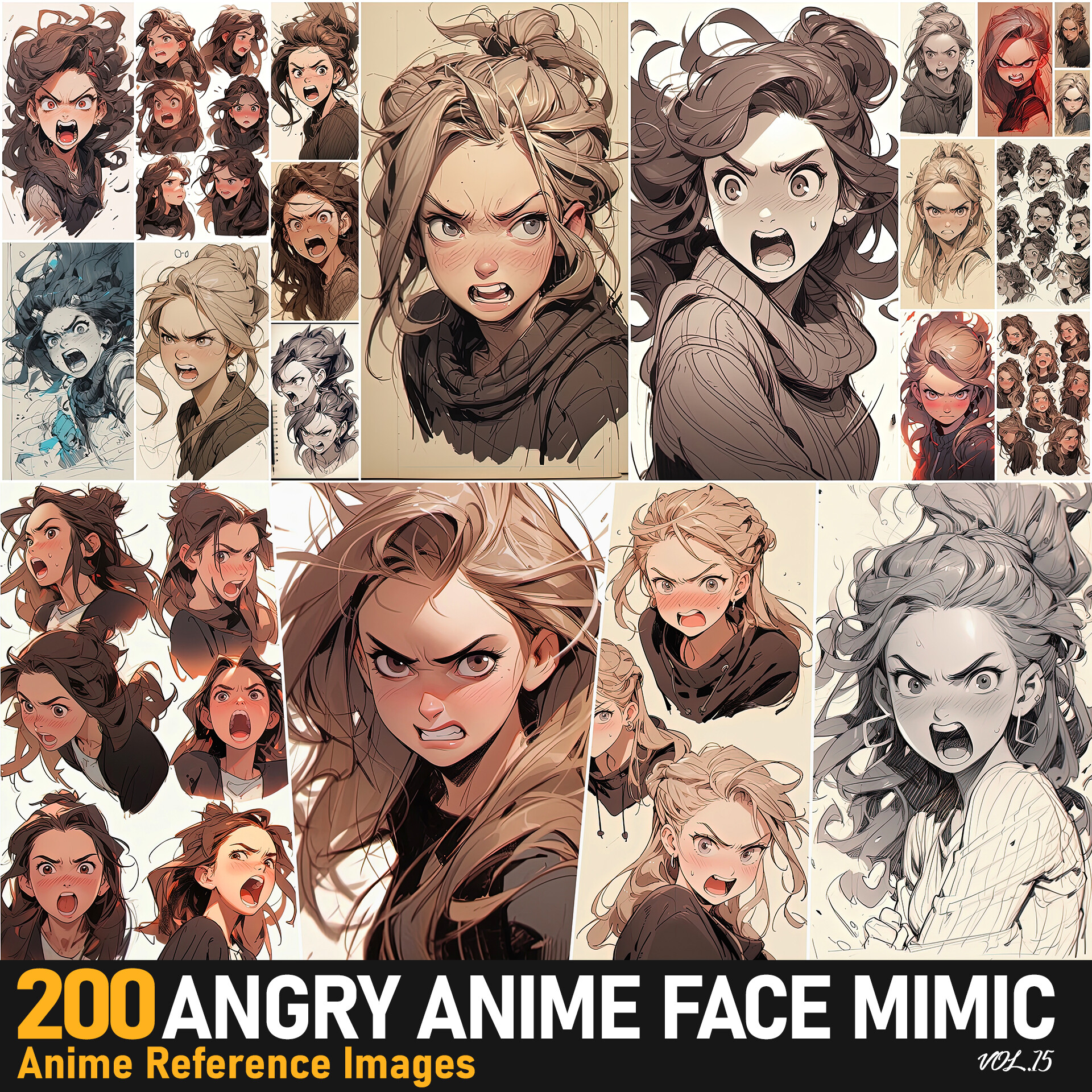 Reference faces emotions  Anime Bases INFO