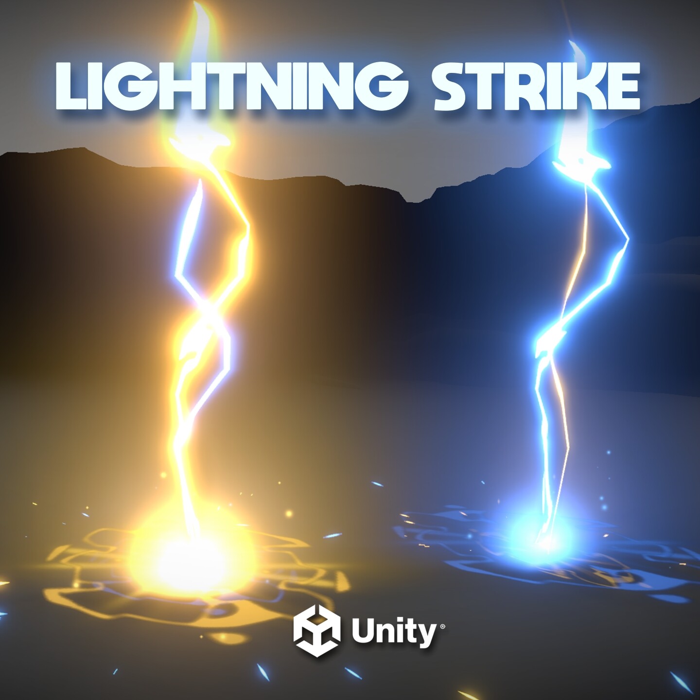 ArtStation Unity VFX Lightning Strike Effect