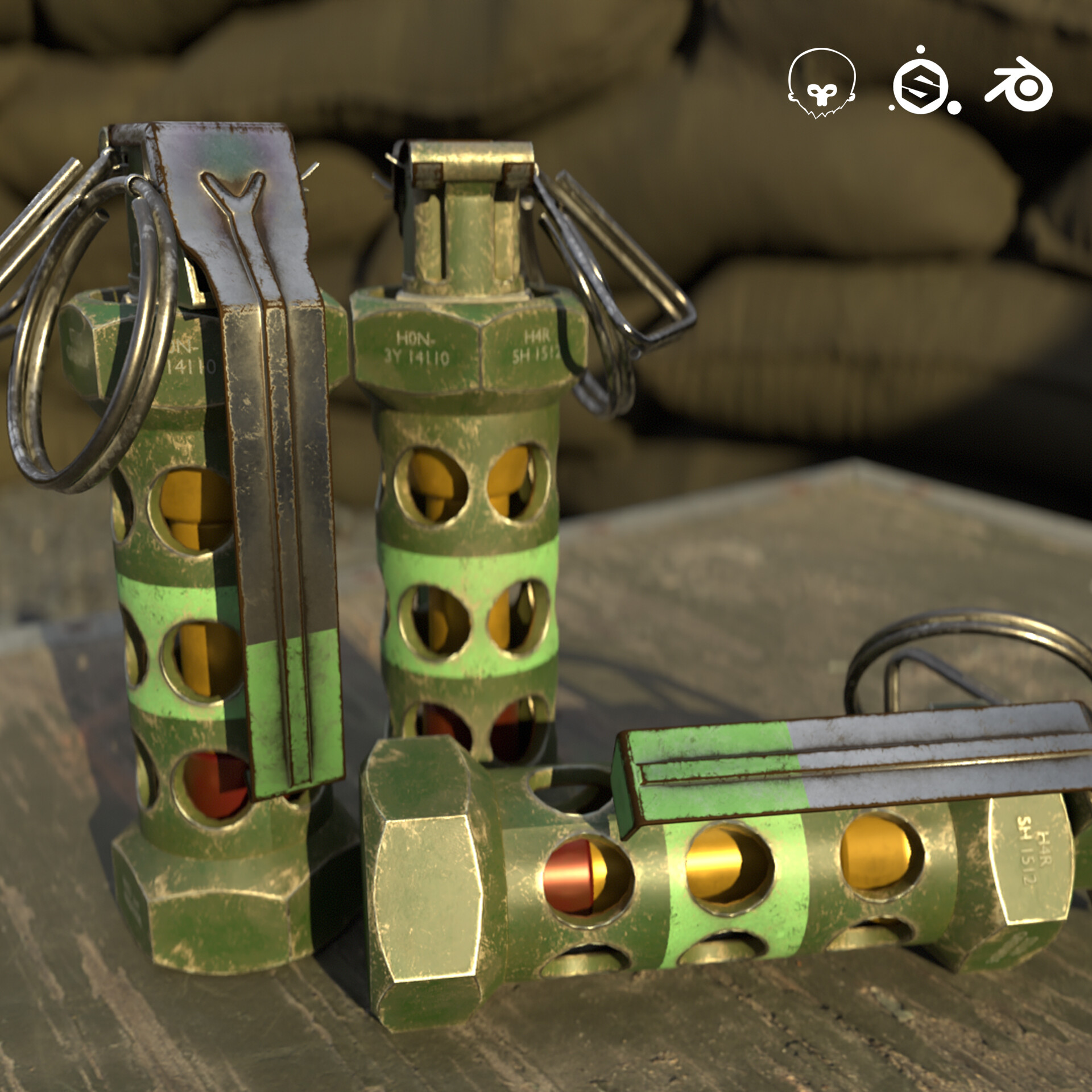 ArtStation - Flashbang / Stun Grenade