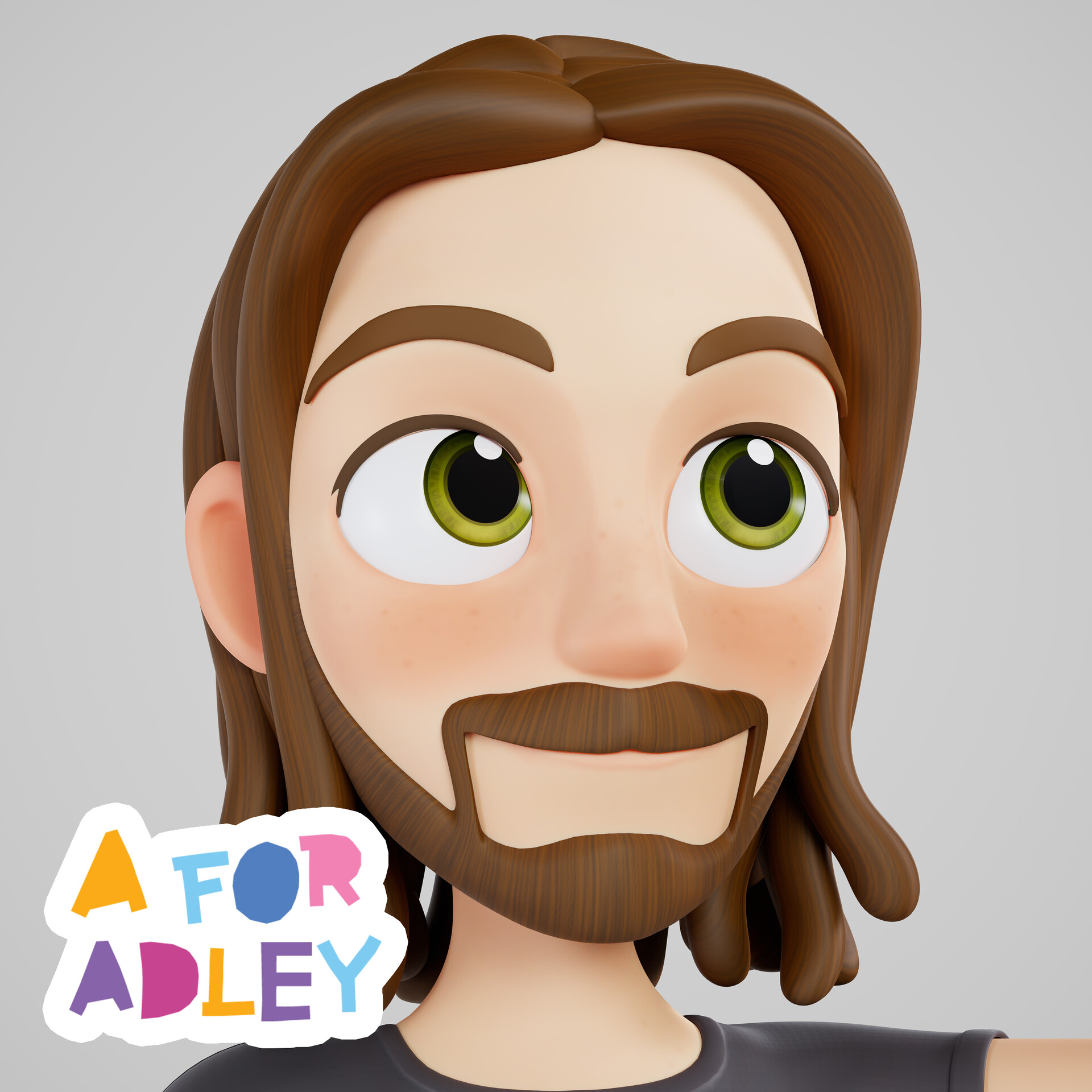 ArtStation - Dad (A For Adley) - Family Cartoons