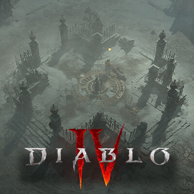 ArtStation - Diablo IV - Radiance Field Cemetery - Level Design