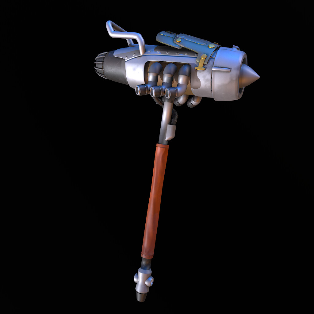 ArtStation - Fortnite Stylized Hammer