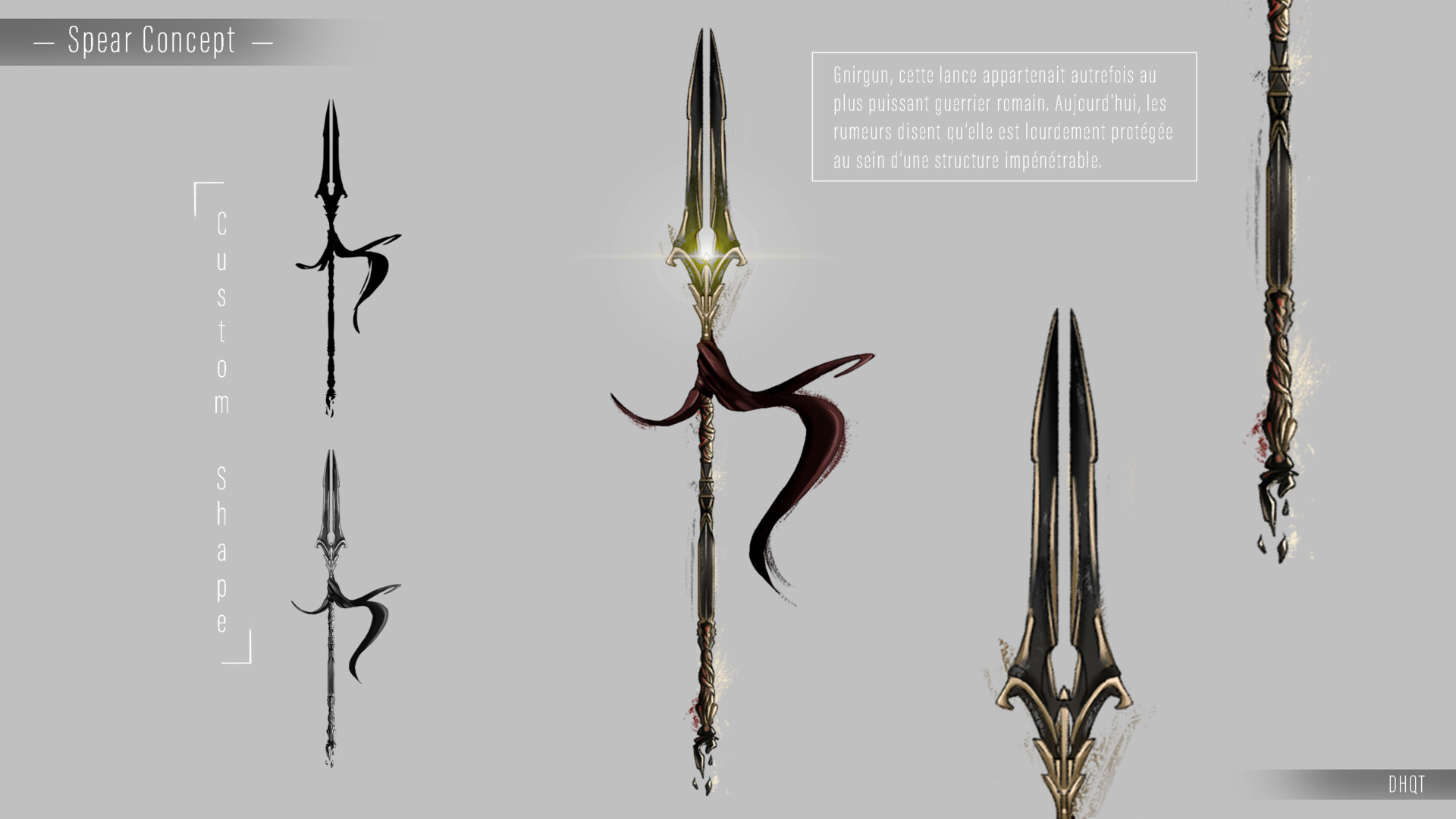 ArtStation - Gnirgun : Spear Concept