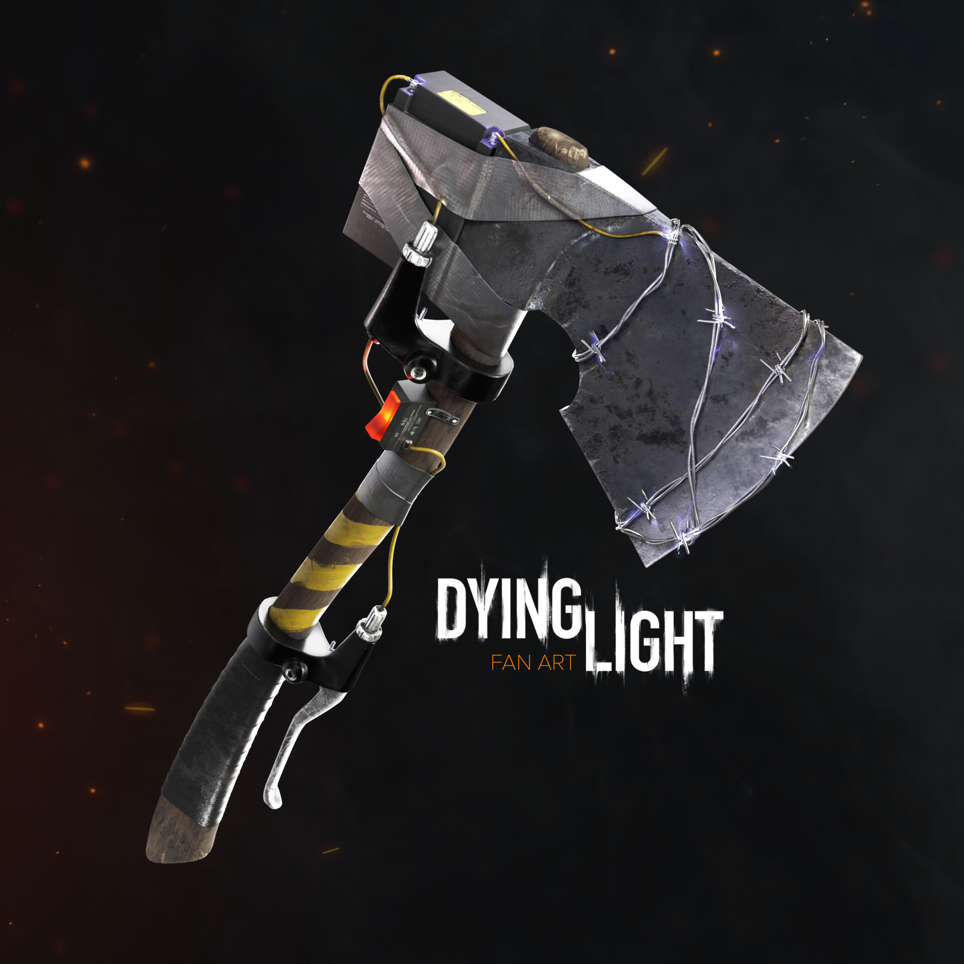 ArtStation - Electric Axe - Post Apo | DYING LIGHT FAN ART