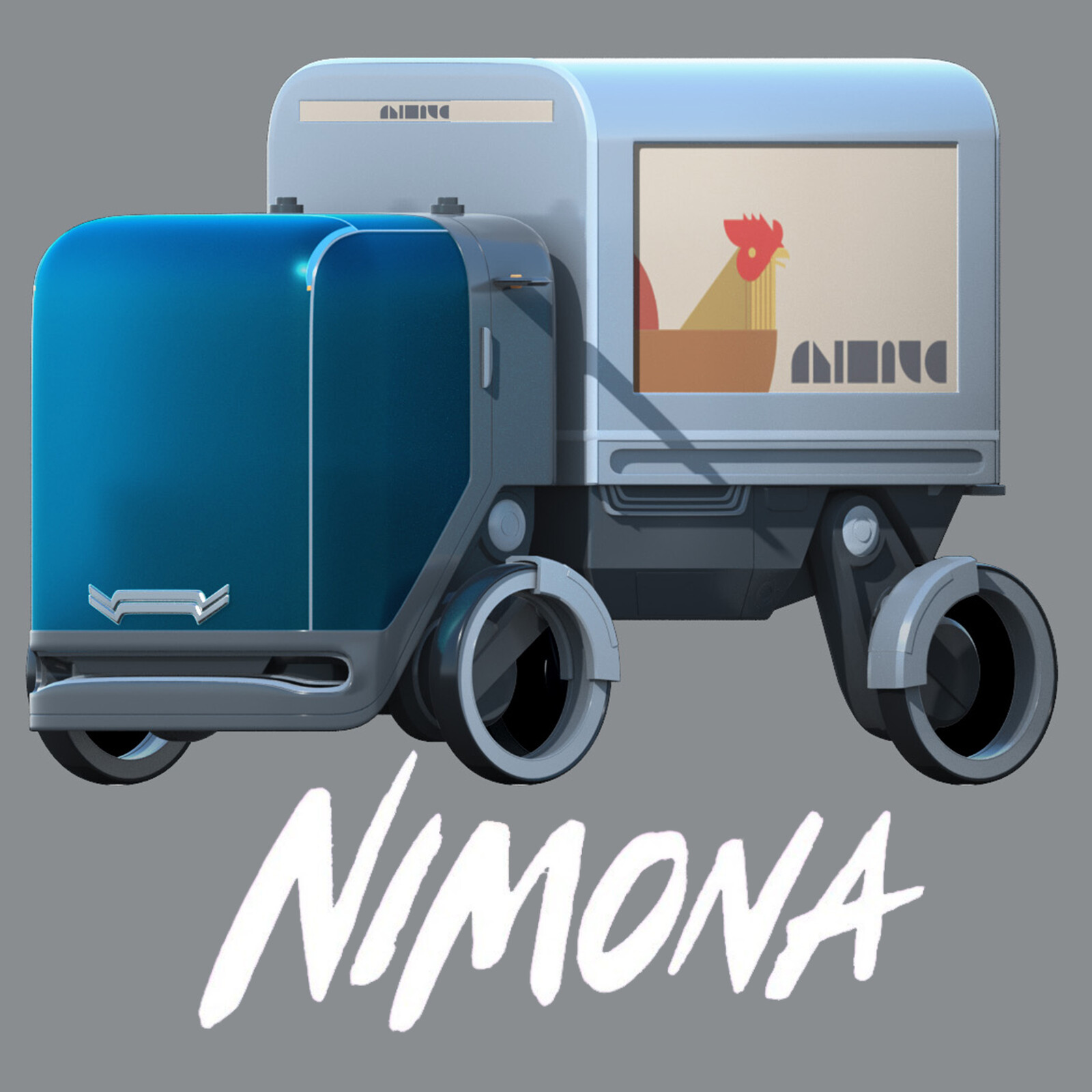 Nimona vehicle Visual Development