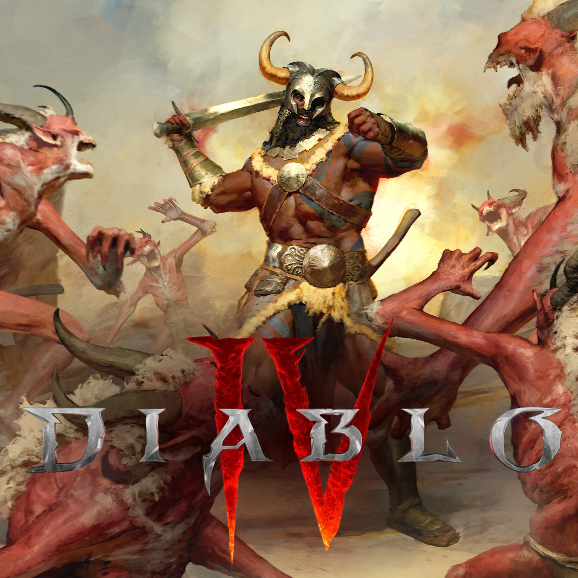 ArtStation - Diablo IV Barbarian Key Art