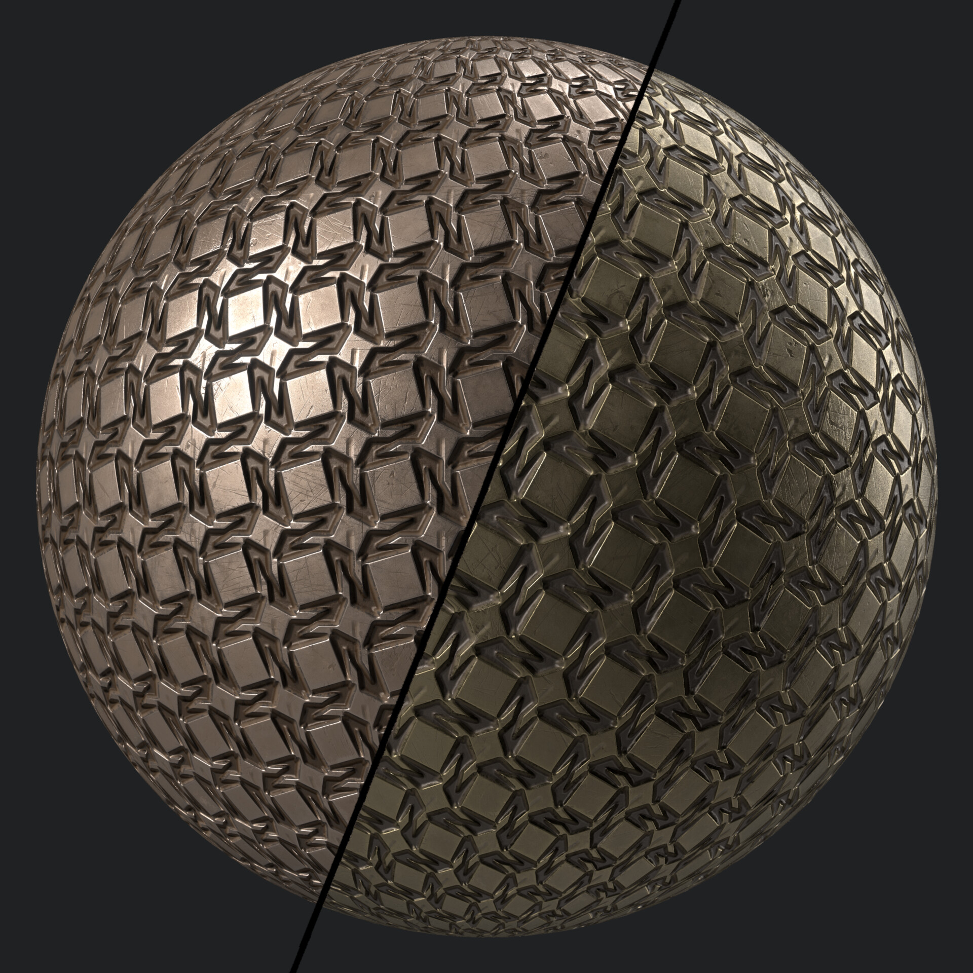 ArtStation - Metal Materials 57- Metal panels By Painting | Sbsar Pbr ...