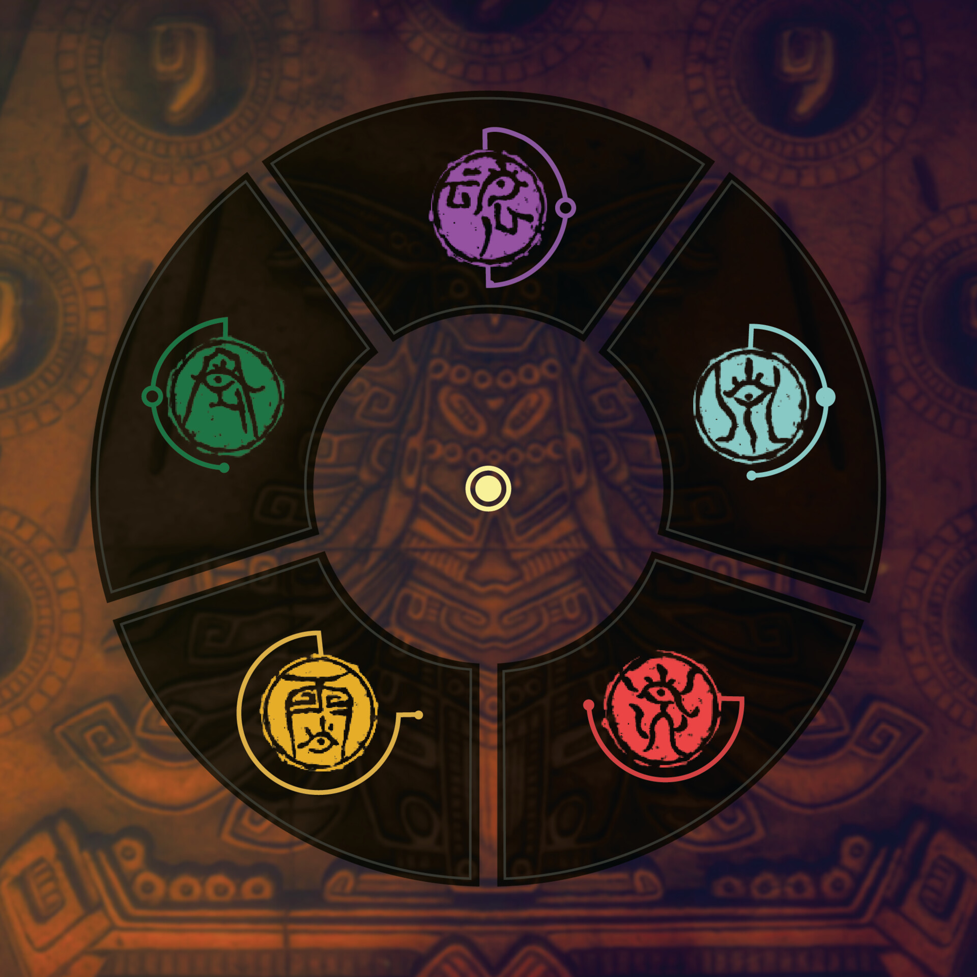 ArtStation ToTK Sage Ability Wheel UI Design Idea