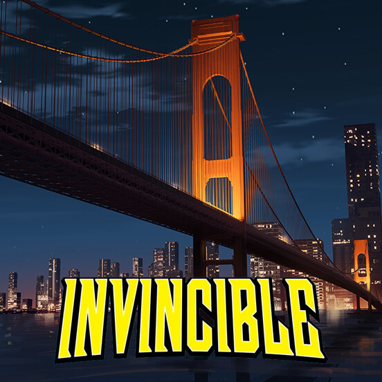 ArtStation - Invincible S2 Atom Eve Special Background Paint
