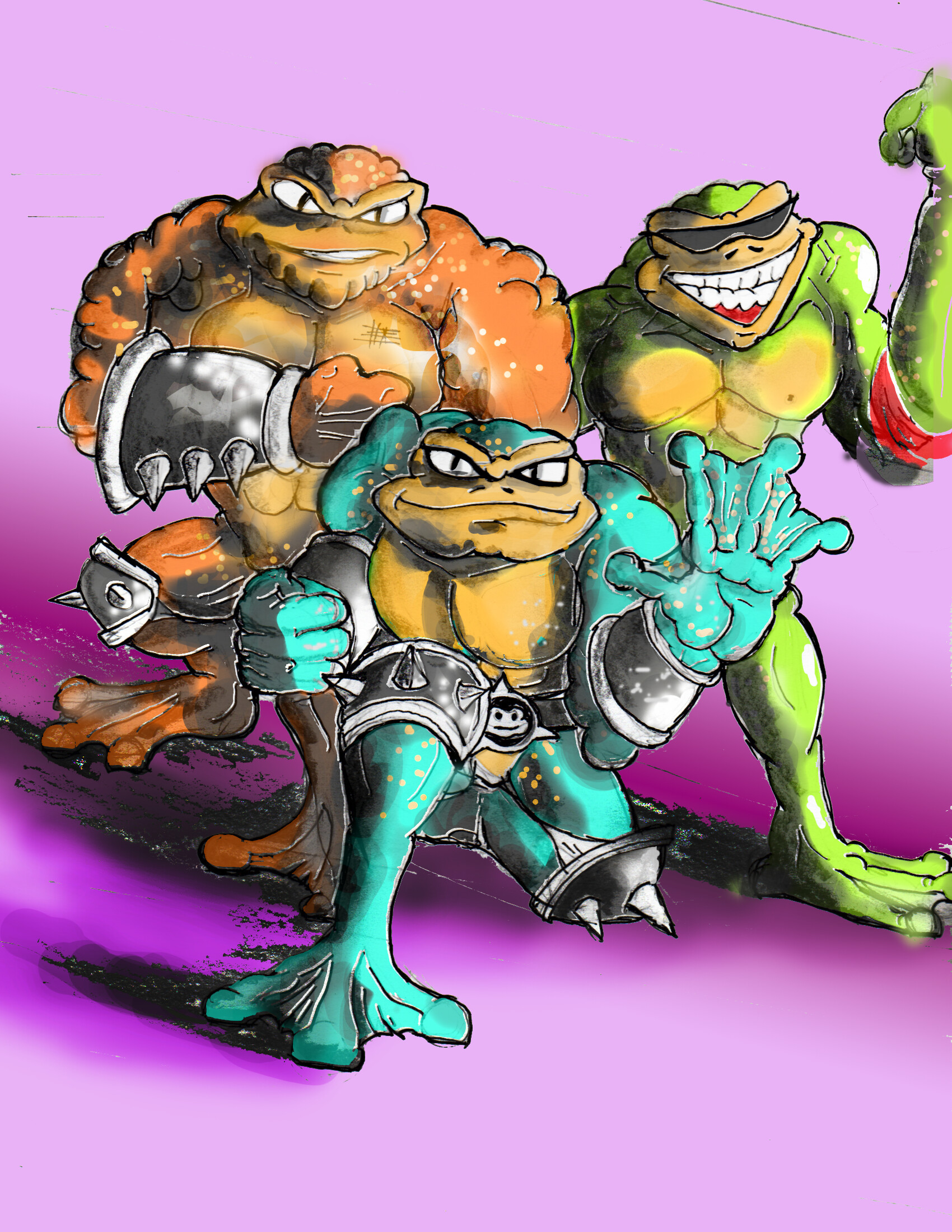 ArtStation - battletoads