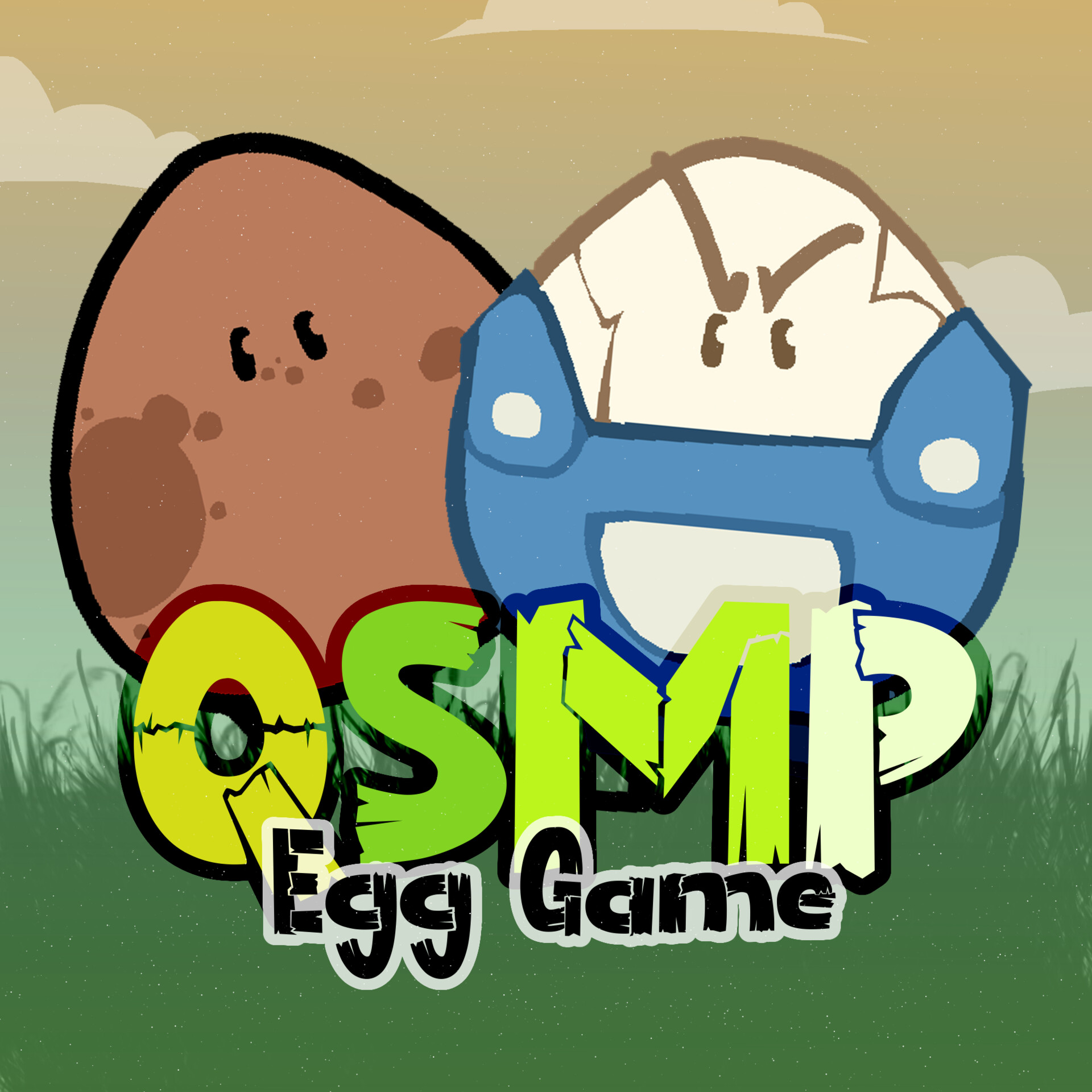 my oc like an egg from QSMP