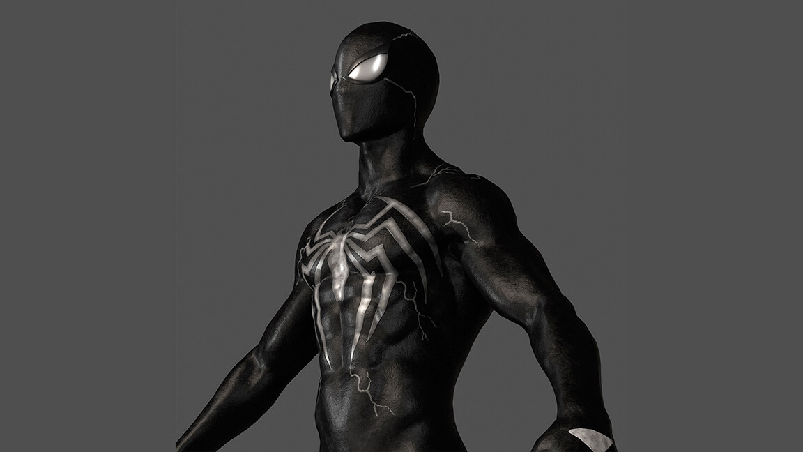 ArtStation - Spider-Man Evil Symbiote Suit