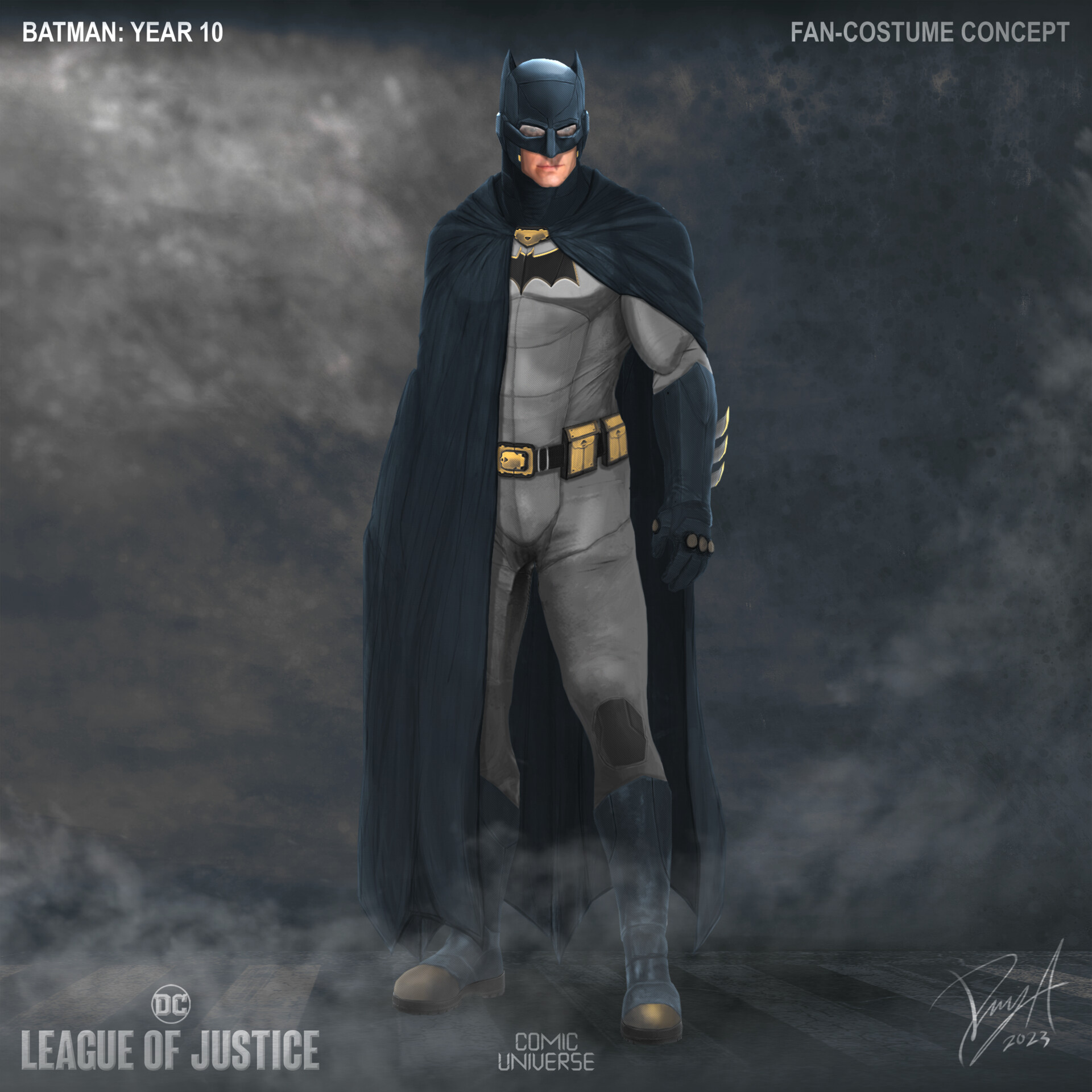 Artstation - Fan-concept Batman Year 10 - Costume And Story