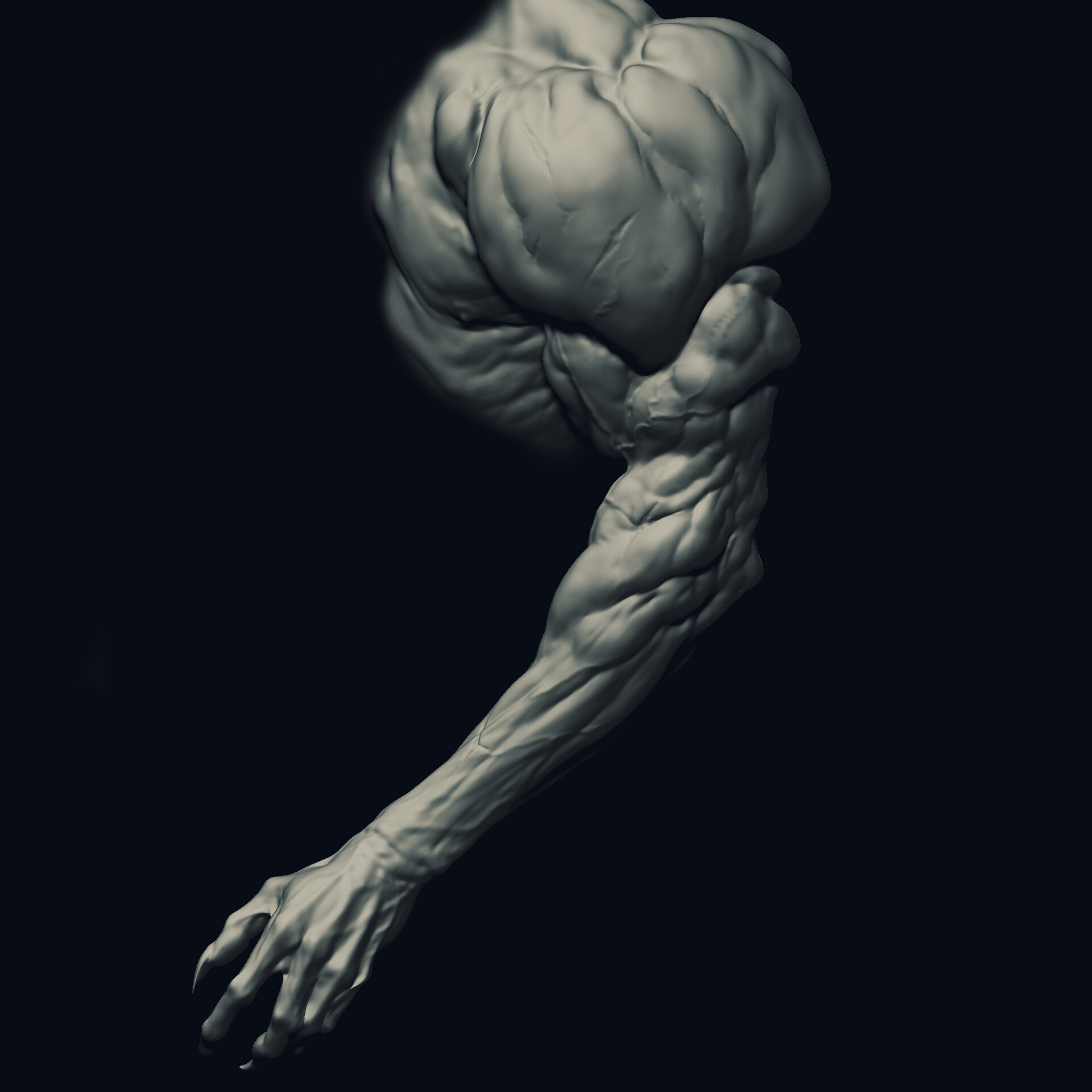 artstation-human-to-creature-zombie-hand-blendshape-study
