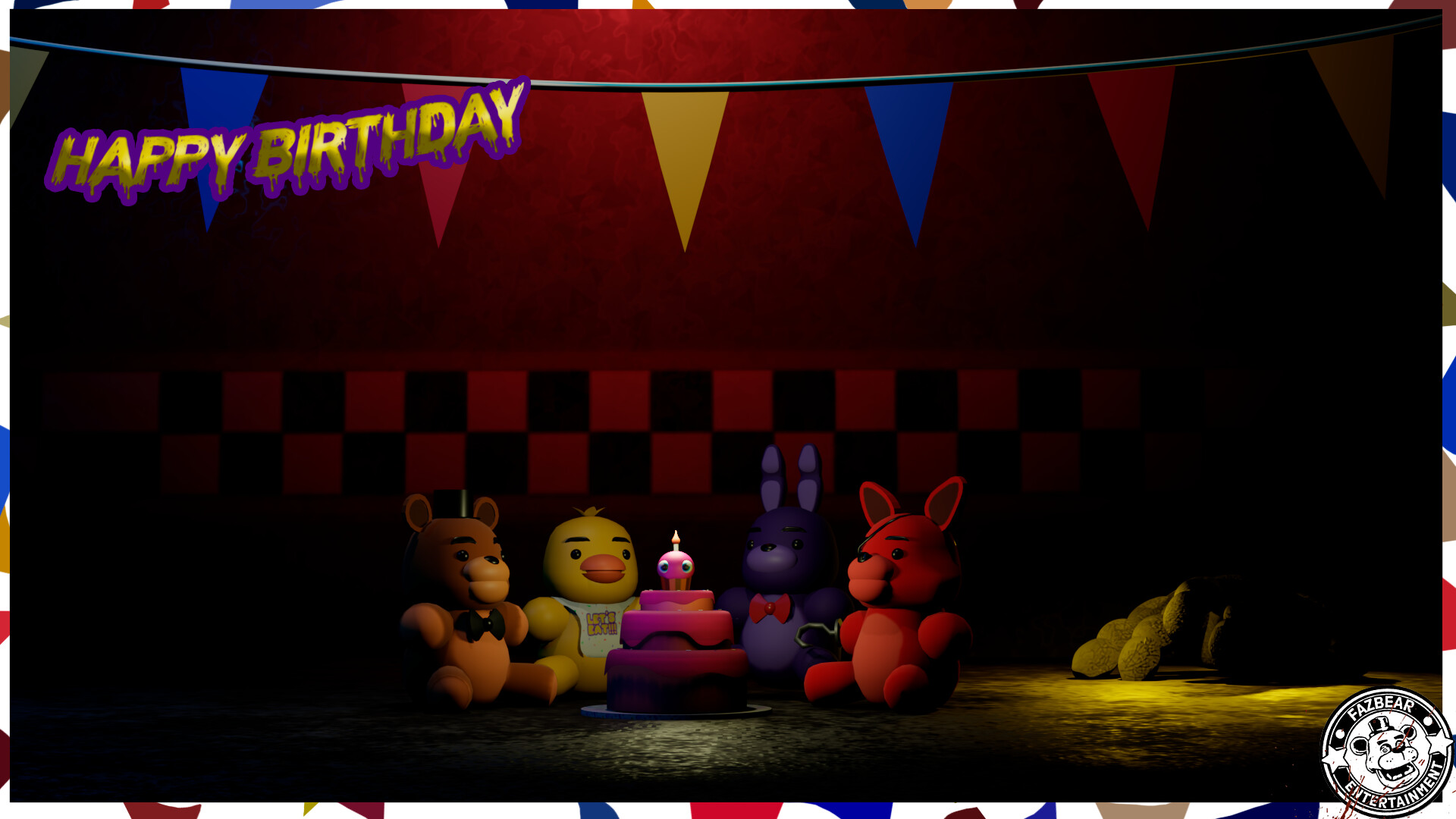 ArtStation - FNAF BIRTHDAY PARTY
