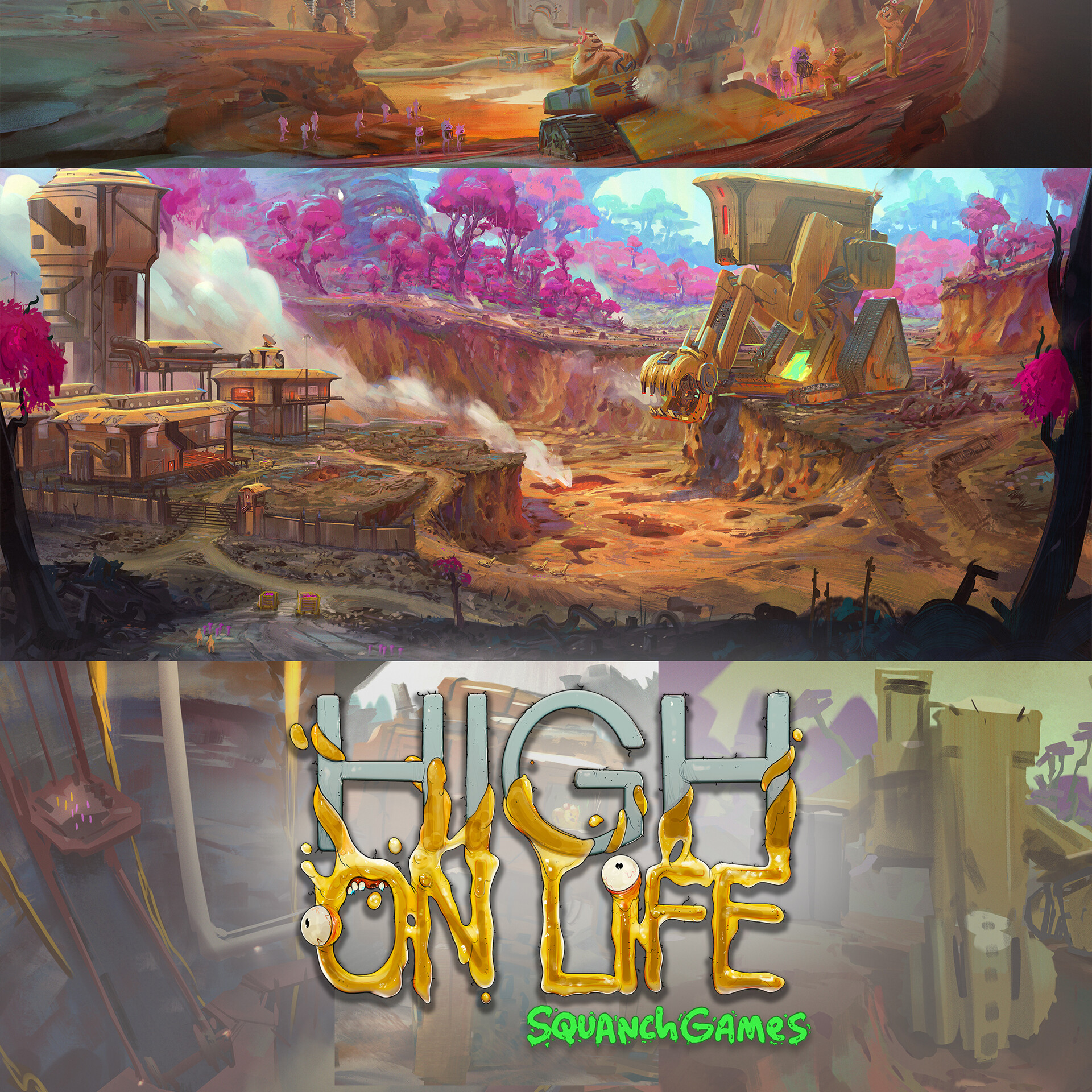 ArtStation - Caves of Zephyr Paradise - High On Life ArtStation - Caves of Zephyr Paradise - High On Life