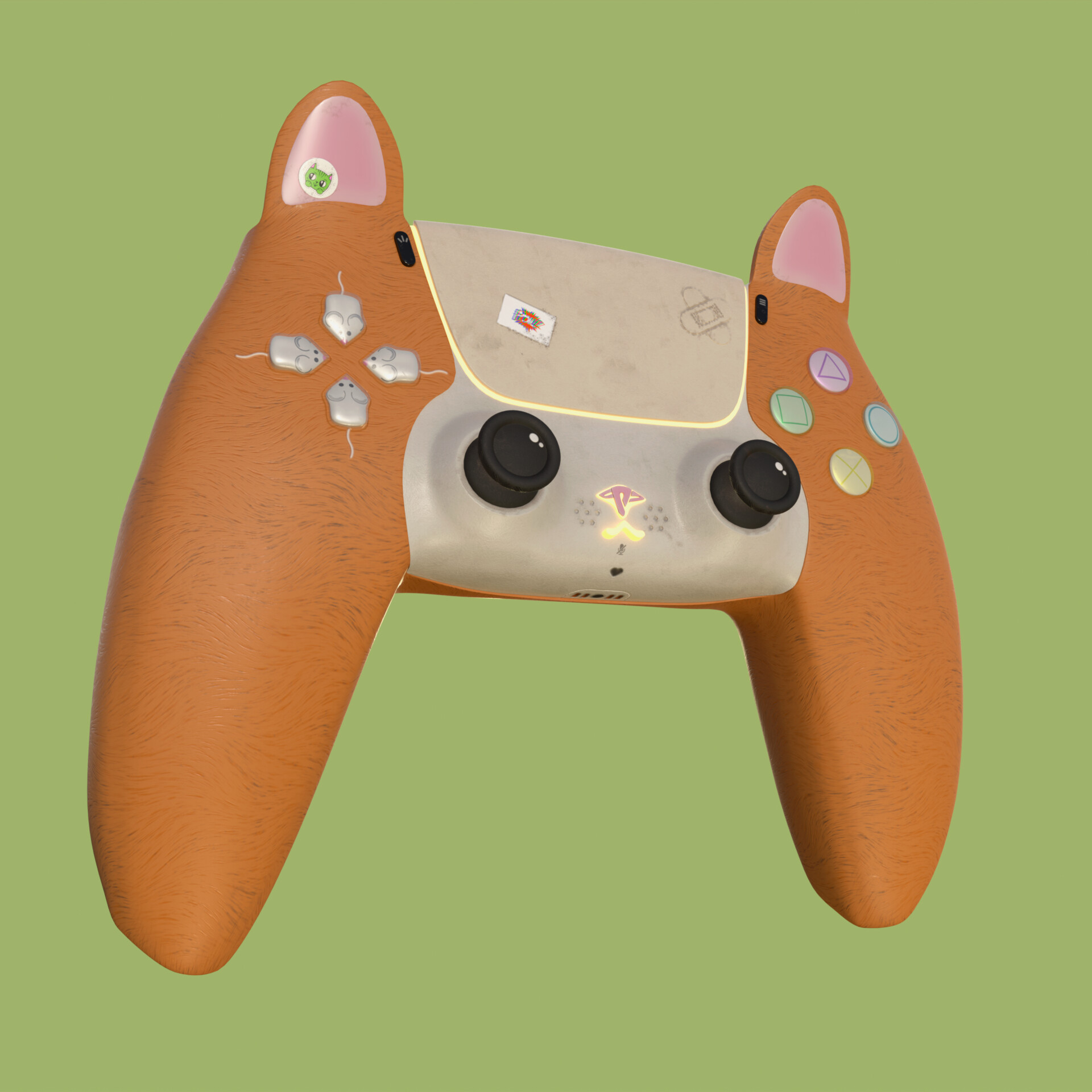 ArtStation - PS4 Controller - Model Showcase