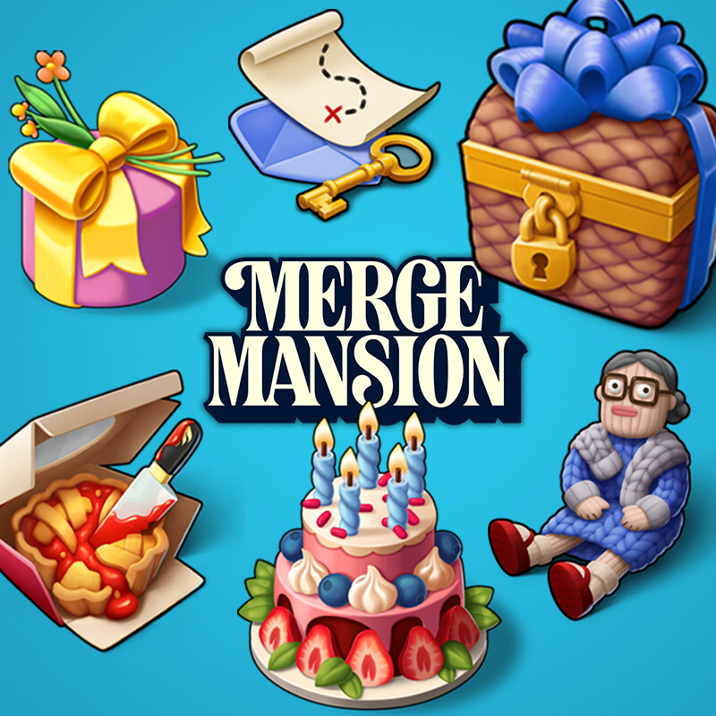 ArtStation - Merge Mansion - Birthday Event