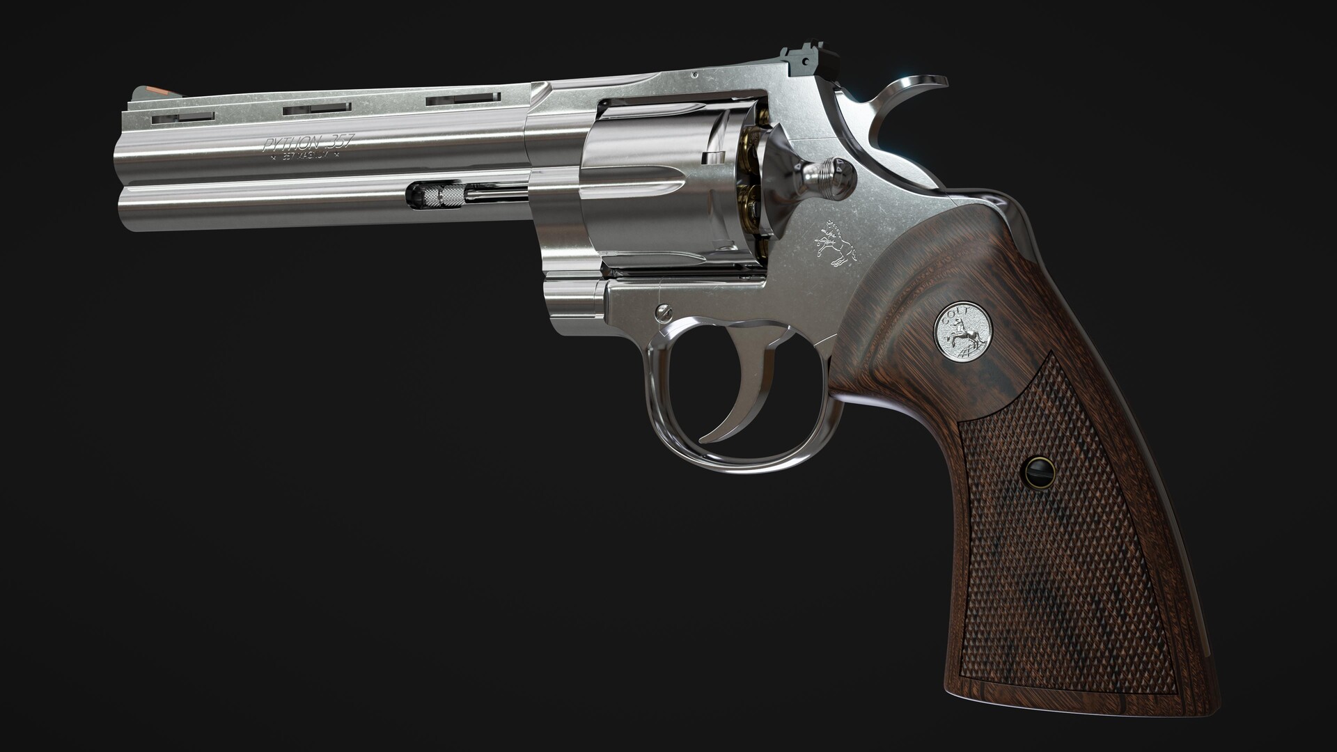 ArtStation - Colt Python 2020 | Blender 3D Model