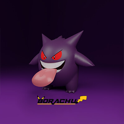 ArtStation - Shiny Gengar Fan Art