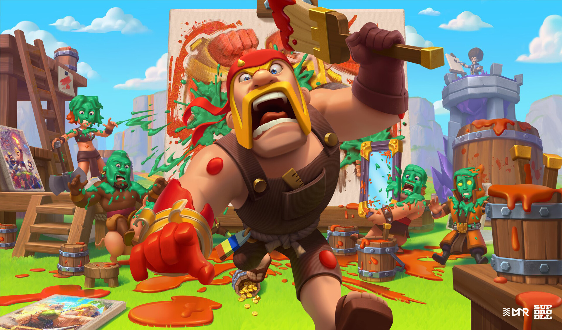 ArtStation Clash of Clans Color Fest Season