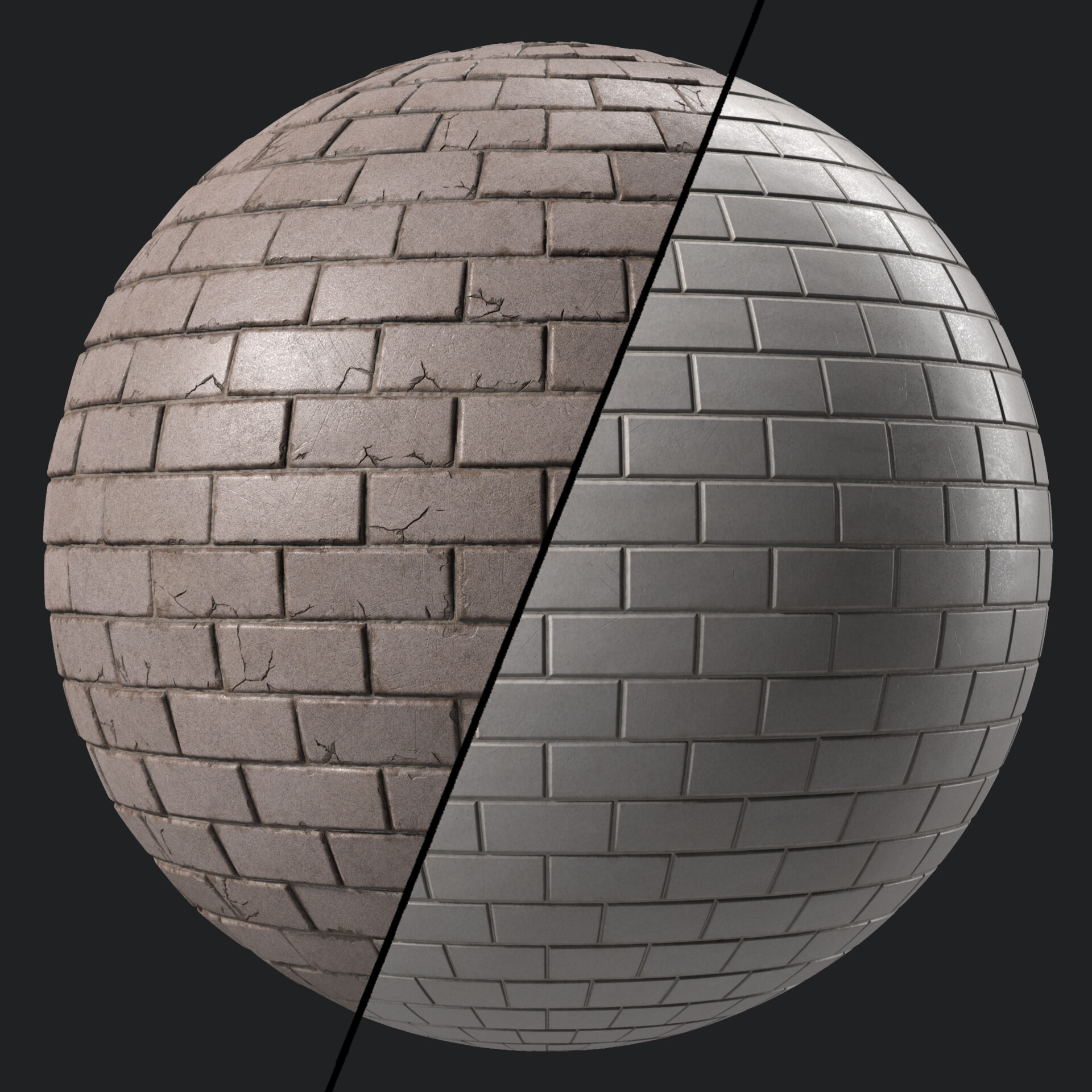 ArtStation Brick Wall Materials 84 Ceramic Tile By Sbsar Pbr 4k