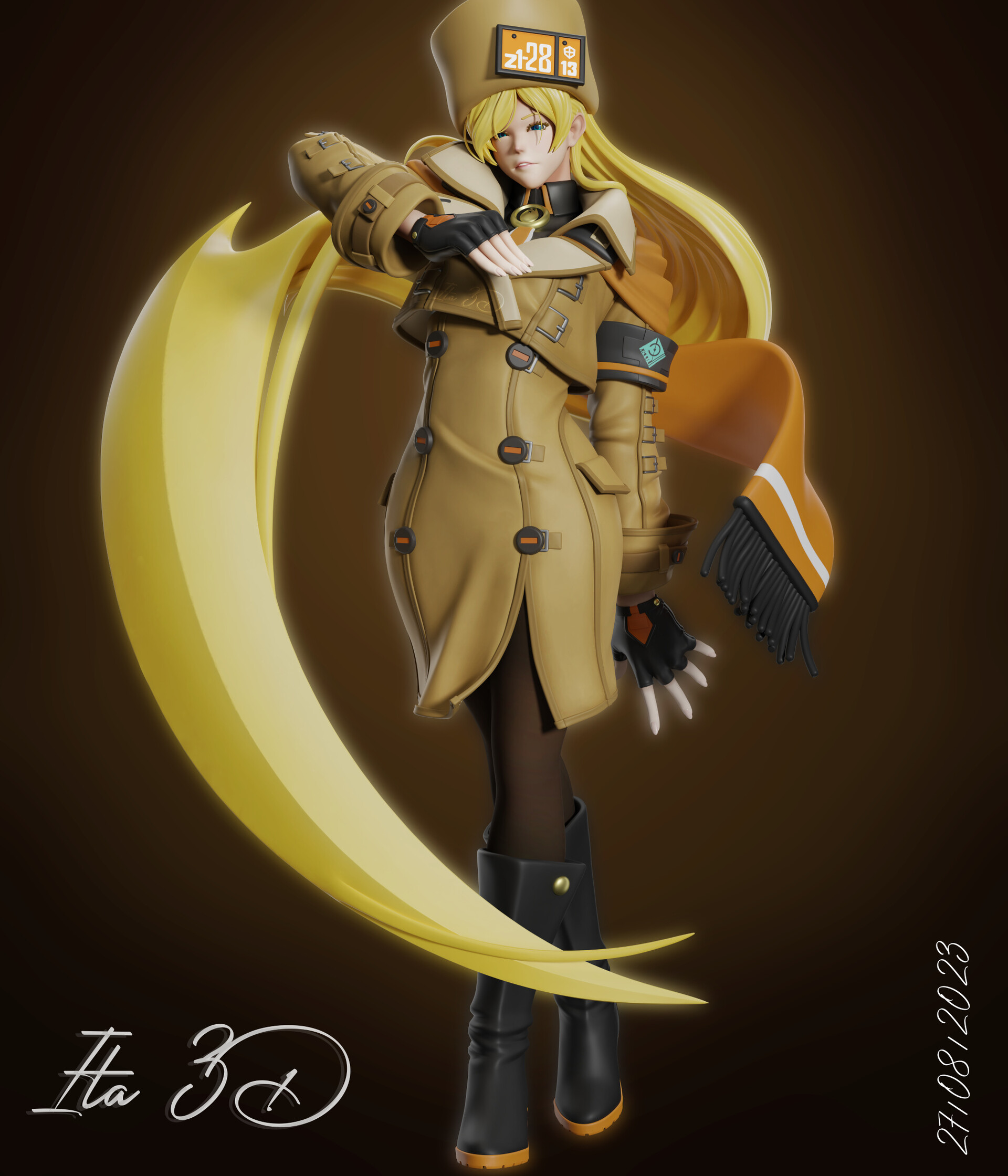 ArtStation - Millia Rage (Guilty Gear Strive)