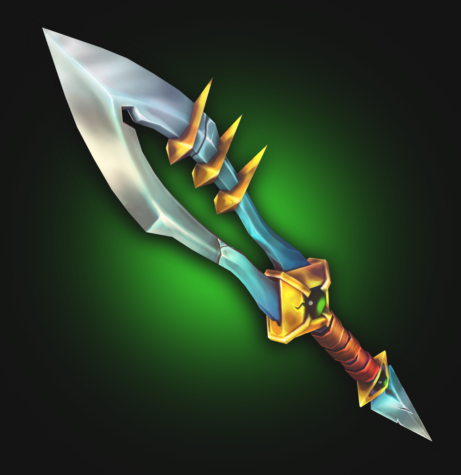 ArtStation - Hand paint Ritual dagger