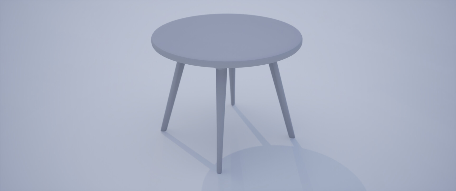 ArtStation - Round Wood Table