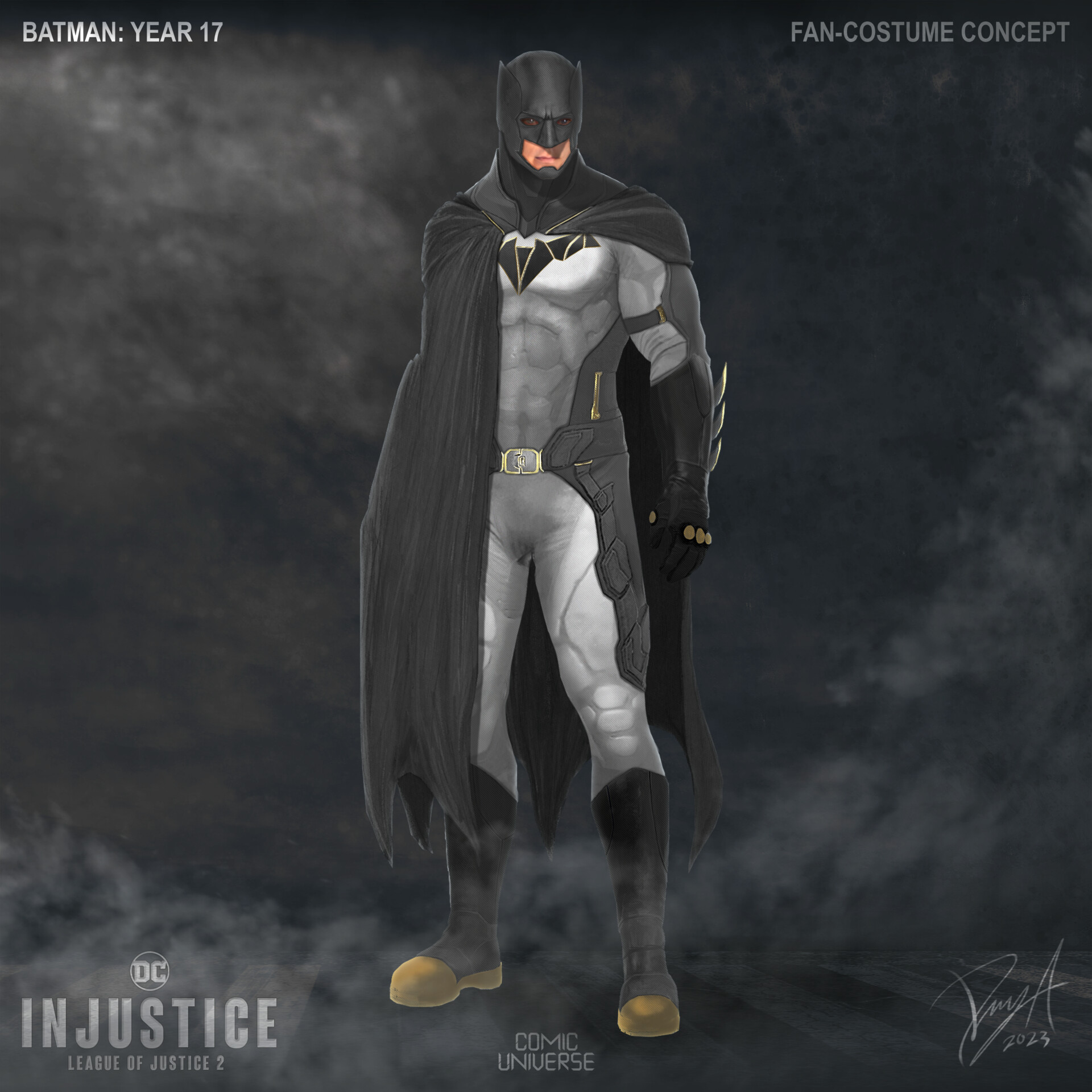 ArtStation - Fan-Concept Batman Year 17 - Costume and Story