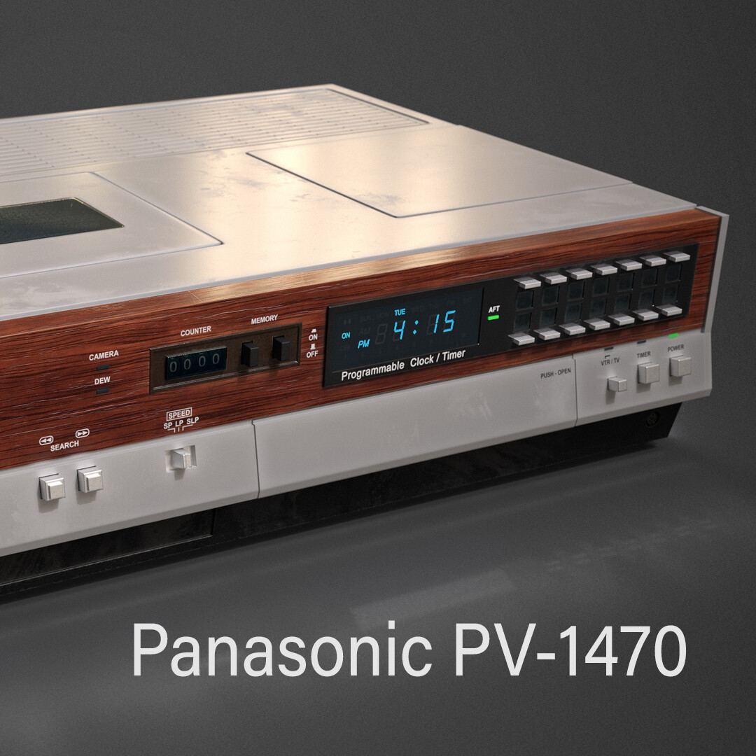 ArtStation - Panasonic PV 1470 from The Thing