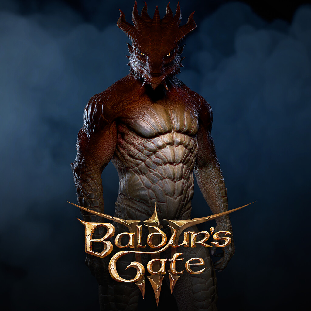 Artstation baldur s gate iii dragonborn male