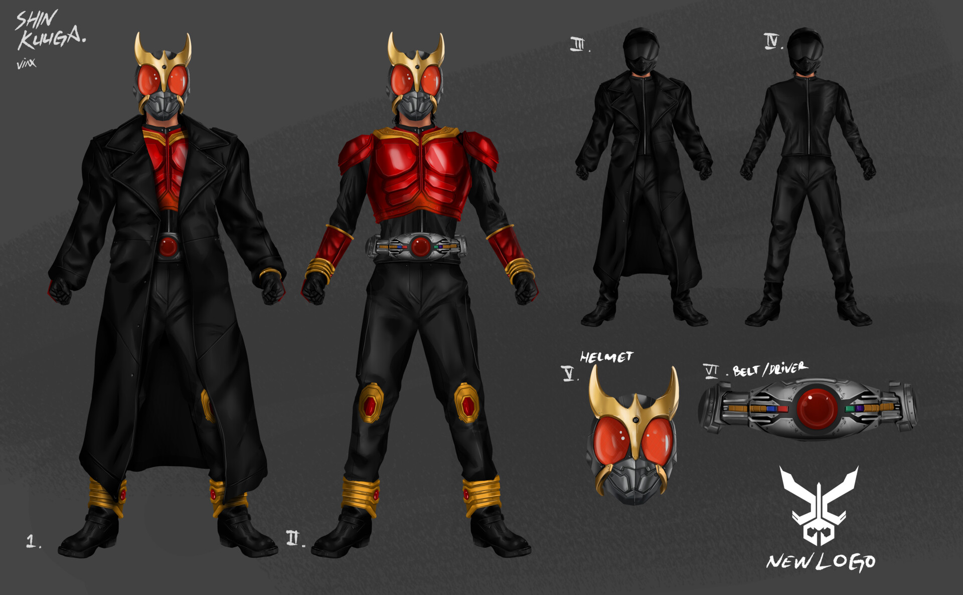 ArtStation - Shin Kamen Rider Kuuga Character Design