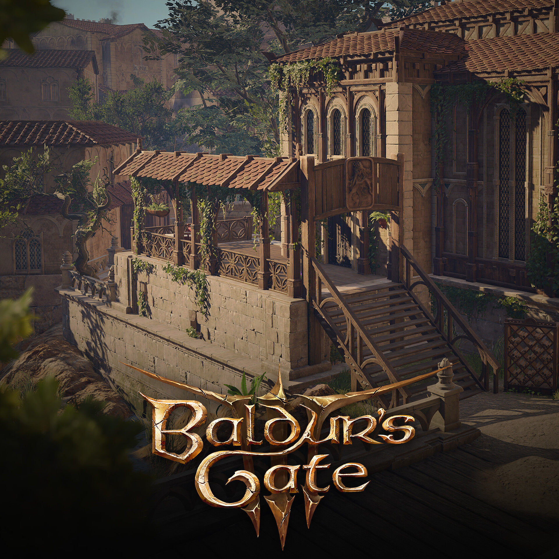 Artstation Baldurs Gate 3 City Houses